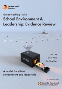 A Model for School Environment and Leadership Cover