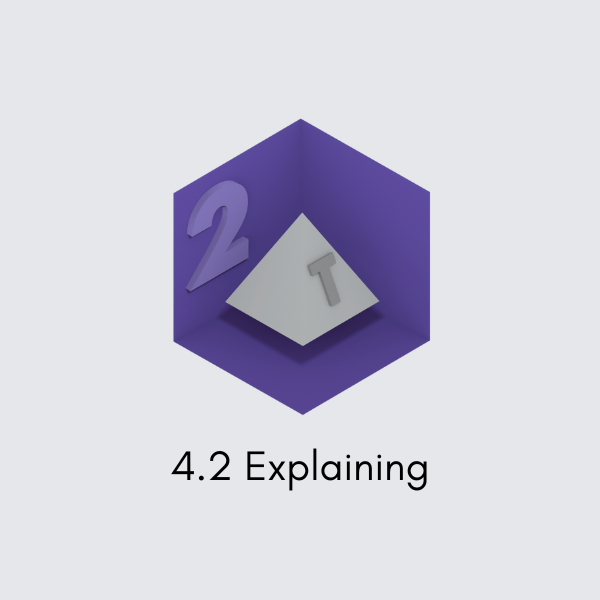 4.2 Explaining